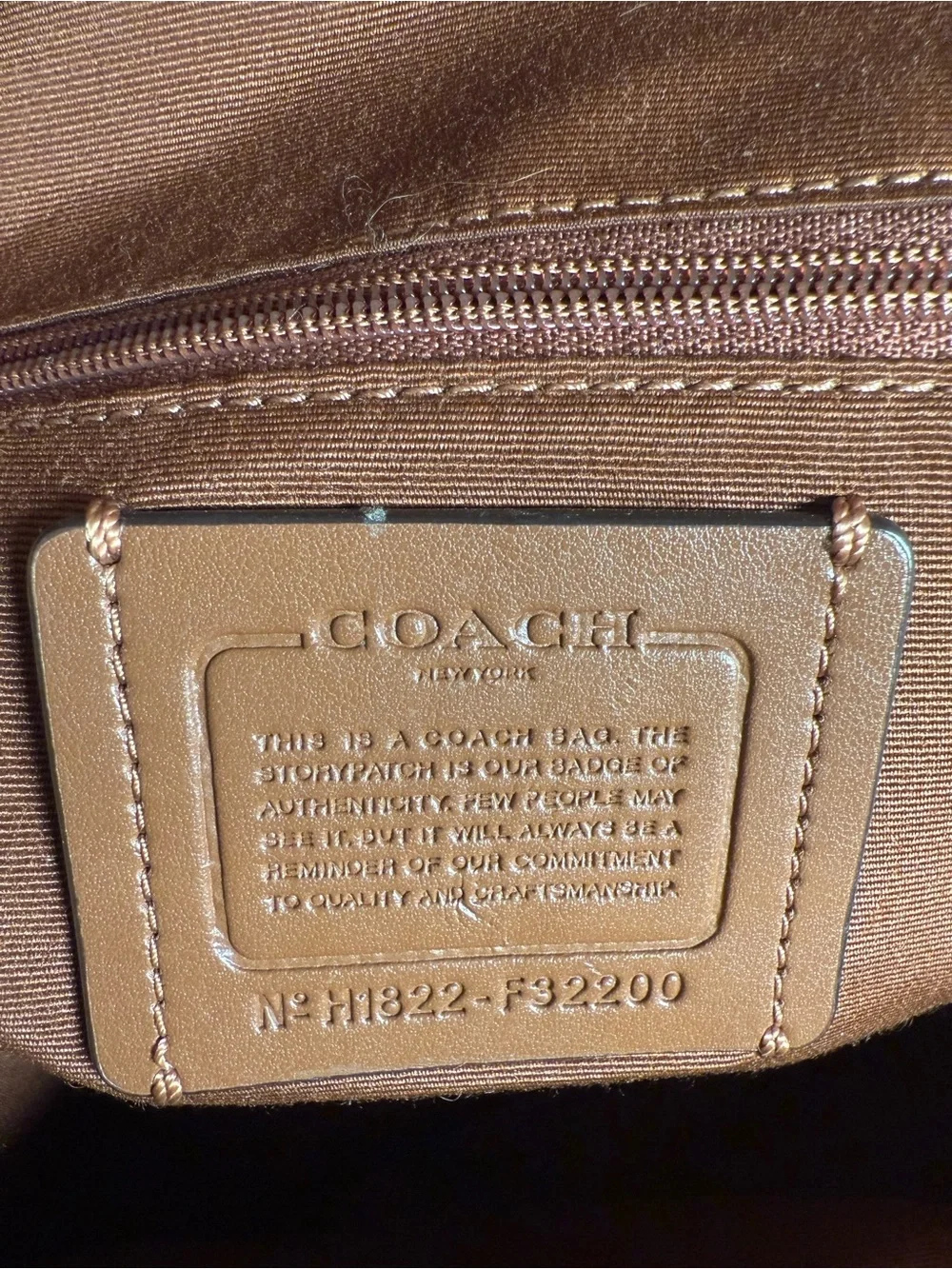 Coach Canvas Leather Backpack F32200